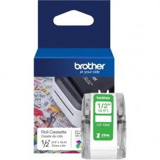 Brother Genuine CZ-1002 continuous length &#194;&#189;" (0.5") 12 mm wide x 16.4 ft. (5 m) long label roll featuring ZINK&reg; Zero Ink technology - 1/2" Width x 16 13/32 ft Length - Zero Ink (ZINK) CZ-1002