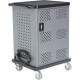 Oklahoma Sound Duet Charging Cart - 4" Caster Size - 28.1" Width x 22" Depth x 38.3" Height - Steel Frame - For 32 Devices DCC
