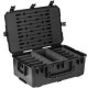 Bosch DCN Transport Case for 10 Units - External Dimensions: 31.5" Width x 20.8" Depth x 12.5" Height - 10 x Discussion Unit, 10 x Microphone - Trigger Release Latch Closure - Black - For Discussion Unit, Microphone - 1 DCN-TCD