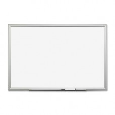 3m Porcelain Dry Erase Board, Magnetic (48" x 36" x 1") with 4 Dry Erase Markers DEP4836A