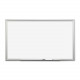 3m Porcelain Dry Erase Board, Magnetic (60" x 36" x 1") with 4 Dry Erase Markers DEP6036A