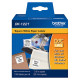 Brother 23mm (10/11") Square White Paper Labels (1,000 Labels/Pkg) - TAA Compliance DK1221