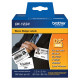 Brother 60mm x 86mm (2.3" x 3.4") Adhesive Name Badges (260 Labels/Pkg) - TAA Compliance DK1234