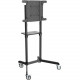 Tripp Lite DMCS3770ROT Monitor Cart - 165 lb Capacity - 4 Casters - 4" Caster Size - Steel, Metal - 36.2 ft Width x 27.6" Depth x 64.2" Height - Black DMCS3770ROT
