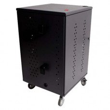 Datamation Systems Locking Storage and Charging Cart for Notebooks or Chromebooks - 2 Shelf - 4 Casters - 4" Caster Size - 26" Width x 21.5" Depth x 36" Height - For 30 Devices DS-SUBCOMPACT-30