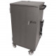 Datamation Systems DS-UNIVAULT-36-PDC Cart with Power Controller - 3 Shelf - 4 Casters - 5" Caster Size - ABS Plastic - 23.3" Width x 24.5" Depth x 45" Height - Gray - For 36 Devices DS-UNIVAULT-36-PDC