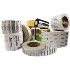 Honeywell Intermec DuraTRAN II Gloss Polyester - Permanent Adhesive - 4" Width x 1" Length - Rectangle - Thermal Transfer - Polyester - 5333 / Roll - 4 / Carton - TAA Compliance E25732