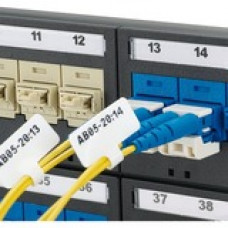 Panduit Turn-Tell Wire & Cable Label - 1" Width x 1 1/2" Length - Rectangle - Thermal Transfer - White - Polyester - 2500 / Roll - 2500 Total Label(s) - TAA Compliance F100X150AJT