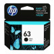 HP 63 (F6U62AN) Black Original Ink Cartridge (190 Yield) F6U62AN