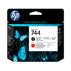 HP 744 (F9J88A) Matte Black/Chromatic Red Printhead - TAA Compliance F9J88A
