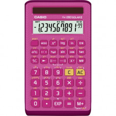 Casio FX-260Solar Scientific Calculator - Automatic Power Down, Sign Change, Protective Hard Shell Cover - 1 Line(s) - 12 Digits - Solar Powered - 1" x 6" x 9.5" - Pink FX260SLRIIPK