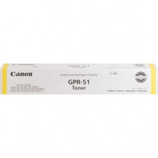 Canon GPR-51 Original Toner Cartridge - Yellow - Laser - 21500 Pages - 1 Each - TAA Compliance GPR51Y