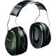 3m Peltor Optime 101 Over-the-Head Earmuffs, Hearing Conservation H7A 10 EA/Case - Adjustable Height - Noise Reduction Rating Protection - Stainless Steel Headband, Acrylonitrile Butadiene Styrene (ABS), Foam Earcup - Green, Black - 10 / Case - TAA Compli