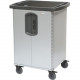 Bretford Mobility MiX Module (AC Charge Only) - 4 Casters - Platinum - TAA Compliance HKWH2BG1
