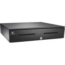 APG Series 4000 Cash Drawer - 5 Bill x 6 Coin - Dual Media Slot - Black - Powered USB - 4.4" H x 18" W x 16.7" D JB320-BL-1816-U6