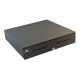 Apg Cash Drawer Series 4000 1816 Cash Drawer - 5 Bill x 5 Coin - Dual Media Slot, Painted Front - Black - USB - 4.4" H x 18" W x 16.7" D - TAA Compliance JB554A-BL1816-C