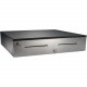 Apg Cash Drawer Series 4000 1816 Cash Drawer - Dual Media Slot, Stainless Steel - Printer Driven - Black - 4.3" H x 18" W x 16.7" D - TAA Compliance JD237A-BL1816-C-K2