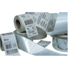 Printronix Premium Coated Paper w/ Permanent Acrylic Adhesive - Permanent Adhesive - 4" Width x 6" Length - Rectangle - Thermal Transfer, Direct Thermal - Acrylic, Paper 258305-006