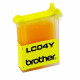 Brother LC04Y Original Ink Cartridge - Inkjet - 400 Pages - Yellow - 1 Pack LC-04Y
