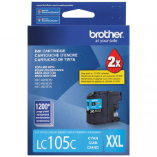 Brother Super High Yield Cyan Ink Cartridge (1,200 Yield) - TAA Compliance LC105C