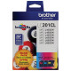 Brother Cyan/Magenta/Yellow Ink Cartridge 3-Pack (3 x 260 Yield) LC2013PKS