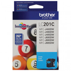 Brother Cyan Ink Cartridge (260 Yield) LC201C