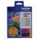 Brother Super High Yield C/M/Y Ink Cartridge 3-Pack (Includes OEM# LC205C, LC205M, LC205Y) (3 x 1,200 Yield) LC2053PKS