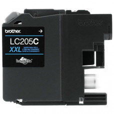 Brother Super High Yield Cyan Ink Cartridge (1,200 Yield) LC205C