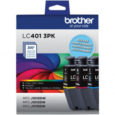 Brother LC4013PKS Original Ink Cartridge - CMY - Inkjet - Standard Yield - 200 Pages - 3 / Pack LC4013PKS