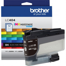 Brother INKvestment LC404BK Original Ink Cartridge - Single Pack - Black - Inkjet - Standard Yield - 750 Pages - 1 Each LC404BKS