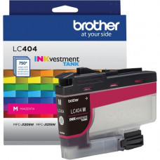 Brother INKvestment LC404M Original Ink Cartridge - Single Pack - Magenta - Inkjet - Standard Yield - 750 Pages - 1 Each LC404MS