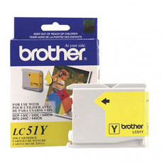 Brother Yellow Ink Cartridge (400 Yield) LC51Y