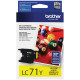 Brother Yellow Ink Cartridge (300 Yield) LC71Y