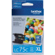 Brother High Yield Cyan Ink Cartridge (600 Yield) LC75C