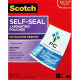 3m Scotch Self-Sealing Laminating Pouches 8.5"x11" - Sheet Size Supported: Letter 8.50" Width x 11" Length - Glossy - for Document, Sign, Certificate, Flyer, Schedule, Photo - Hassle-free, Heat Resistant, Easy to Use, Self-sealing, Pho