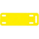 Panduit Marking Tag - 2" Length x 0.50" Width - Rectangular - 1 / Pack - Polyester, Polyolefin - Yellow - TAA Compliance M200X050Y6T