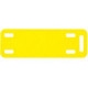 Panduit Marking Tag - 2" Length x 0.50" Width - Rectangular - 1 / Pack - Polyester, Polyolefin - Yellow - TAA Compliance M200X050Y6T