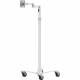 Compulocks Extended VESA Articulating Tablet Arm Rolling Stand - White - VESA compatible - 5 lb Capacity - 4 Casters - Metal - White - TAA Compliance MCRSTDEXW