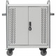 Bretford 36-Unit Device Cart - Lockable Handle - 4 Casters - 5" Caster Size - Polypropylene, Steel, Stainless Steel - 41" Width x 26" Depth x 43" Height - Concrete - For 36 Devices - TAA Compliance MDMTAB36-90D