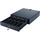 Adesso 13" POS Cash Drawer With Removable Cash Tray - 4 Bill - 5 Coin - 2 Media Slot - 3 Lock Position - Steel - 3.3" Height x 13" Width x 14.2" Depth MRP-13CD
