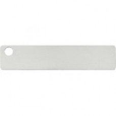 Panduit Marker tag, one hole, 316 Stainless Steel, rectangle, 3.50" x .75". - 3.50" Length x 0.75" Width - Rectangular - 100 / Pack - 316 Stainless Steel - Natural - TAA Compliance MT350-C316