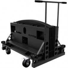 Premier Mounts Mobile Transport Cart - 550 lb Capacity - 4 Casters - 38.8" Width x 29.3" Depth x 36.9" Height - Black MTC-01