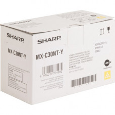 Sharp Original Toner Cartridge - Yellow - Laser - Standard Yield - 6000 Pages - 1 Each MXC30NTY