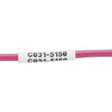 PANDUIT P1 Wire and Cable Label - 1" Width x 1.25" Length - 75/Cartridge - 1 / Pack - White - TAA Compliance N100X125CBC