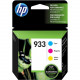 HP 933 Original Ink Cartridge - Cyan, Yellow, Magenta - Inkjet - Standard Yield - 330 Pages (Per Cartridge) - 3 / Pack - TAA Compliance N9H56FN#140