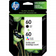 HP 60 Original Ink Cartridge - Black, Tri-color - Inkjet - 200 Pages Black, 165 Pages Tri-color - 2 / Pack N9H63FN#140