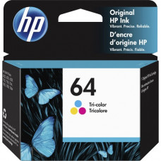 HP 64 Original Ink Cartridge - Tri-color - Inkjet - 165 Pages - 1 Each N9J89AN#140