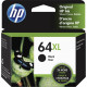 HP 64XL (N9J92AN) Ink Cartridge - Black - Inkjet - High Yield - 600 Pages - 1 Each N9J92AN