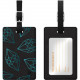 CENTON OTM Prints Series Luggage Tags - Leather, Faux Leather - Black OP-II-A02-71