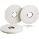 Panduit Foam Tape - 1" Width x 21 ft Length - Rubber Backing - Double-sided - 1 - White - TAA Compliance P32W2R1-100-7